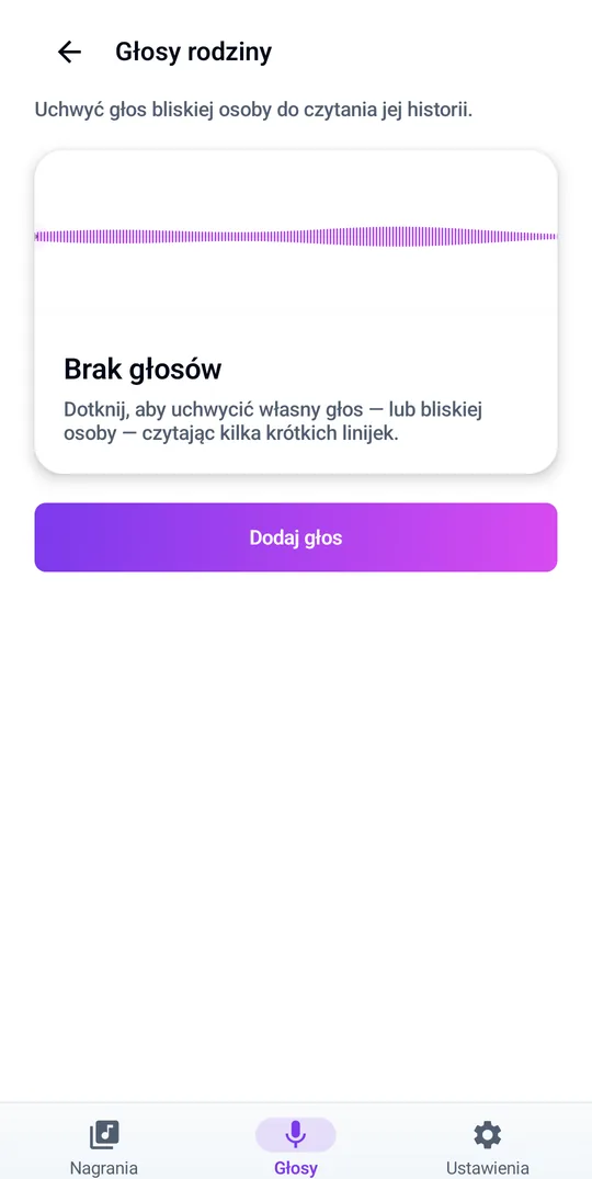 Uchwyć i zachowaj głosy bliskich